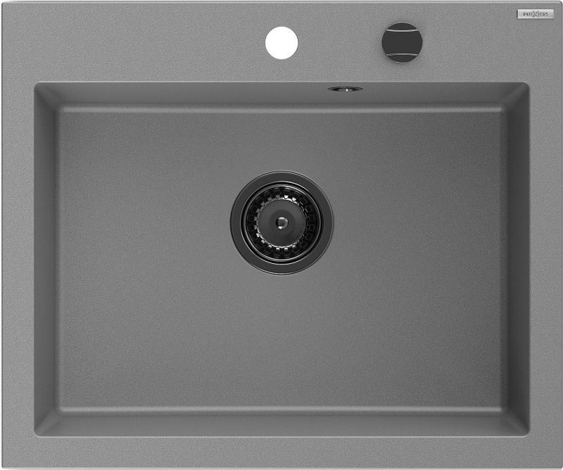 Zlewozmywak granitowy Mexen Elix szary 600x500 mm - 6525601005-71-B