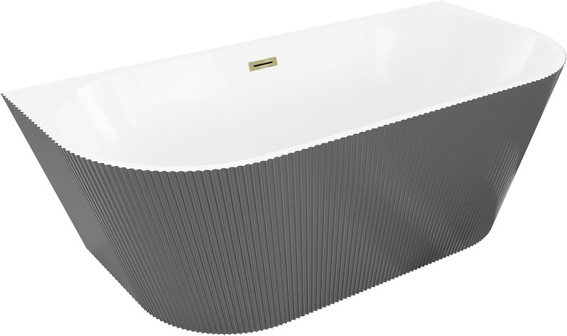 Wanna wolnostojąca Mexen Oris biała/szara 170x80 cm 1 szt.