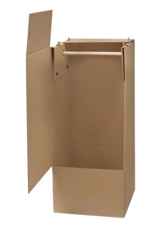 Karton przeprowadzkowy Neopak Garderobiany 500x500x1200mm Szafa z drążkiem 1 szt.