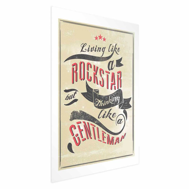 Plakat Artgeist Rockstar 29,7x42 cm bez ramy 1 szt