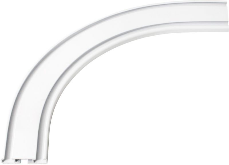 Łuk do szyny uniwersalny biały