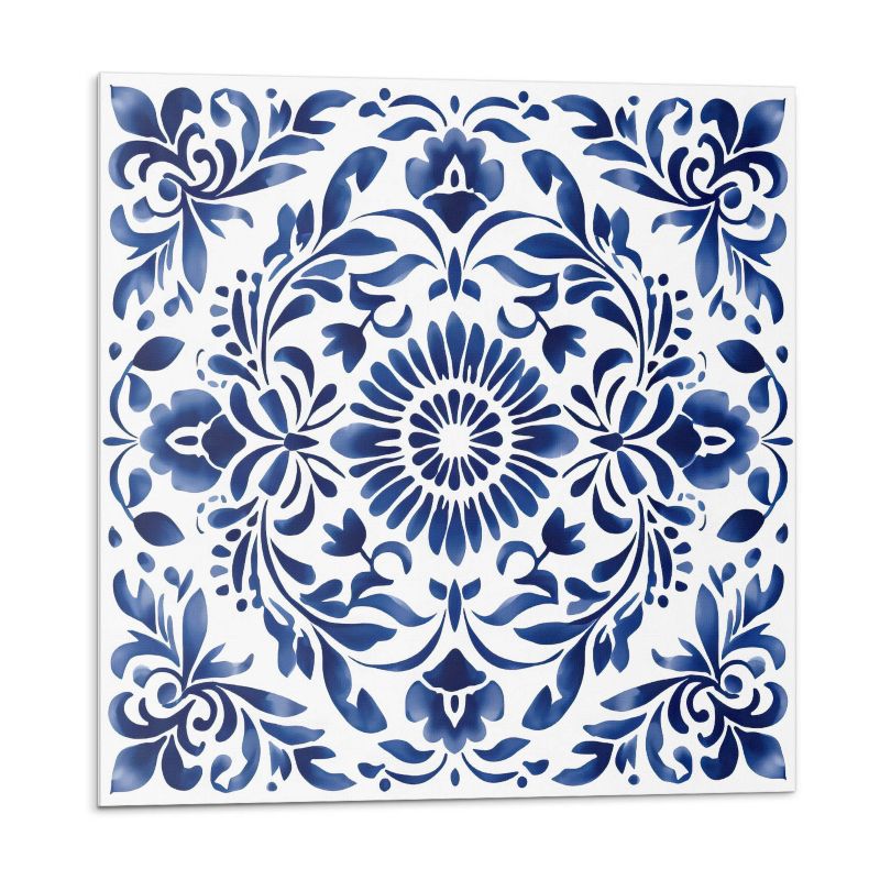 Kafelki samoprzylepne Wallfluent 50x50 cm Ornamentowe kwiaty w stylu eleganckim 4 szt.