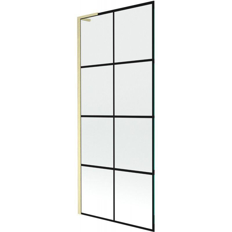 Parawan nawannowy 1-skrzydłowy Mexen Next L czarny wzór 80x150 cm 1 szt.