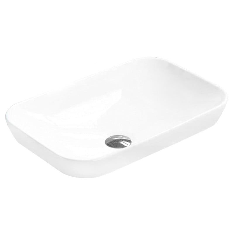 Umywalka wpuszczana Mexen Nina biała 51x33 cm 1 szt.