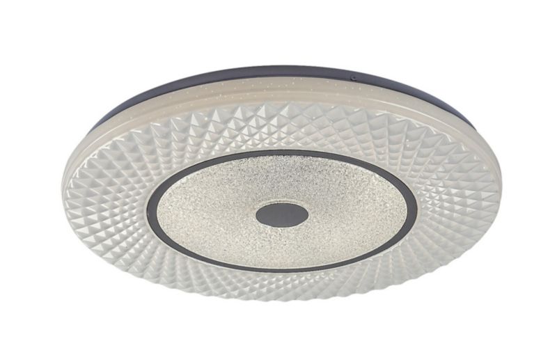 Plafon sufitowy Rabalux Tornado chromowany biały LED 72W 3000K-6500K 5470lm IP20 wym: 7 x 48 x 48 cm metal - 1 szt.