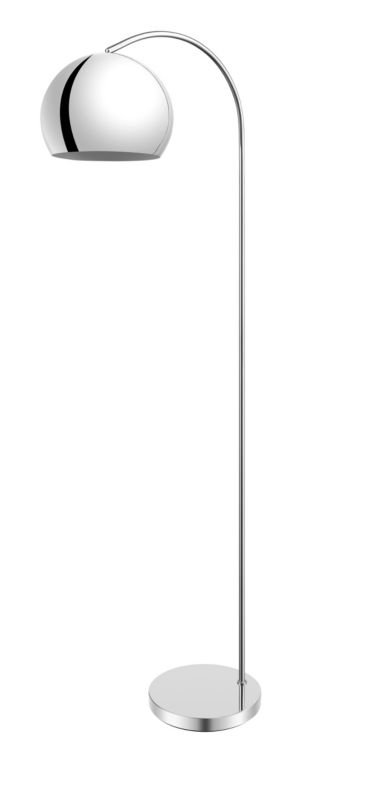 Lampa podłogowa GoodHome Kotenay 1-punktowa E27 chrom