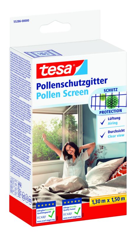 Mokitiera przeciwpyłkowa Tesa 1,3 x 1,5 m antracyt