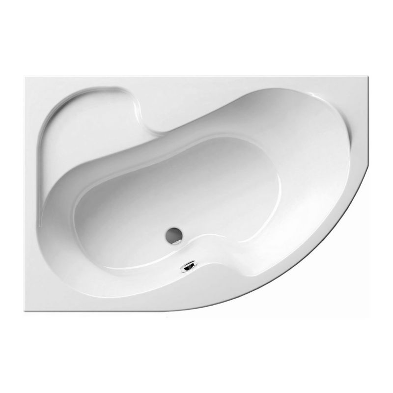 Akrylowa asymetryczna wanna Ravak Rosa 140x105 L snowwhite 1szt