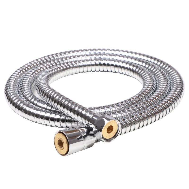 Wąż prysznicowy TOBI Yoka Home 150 cm srebrny uniwersalny antyskrętny do wanny, kabiny prysznicowej - 1 szt.