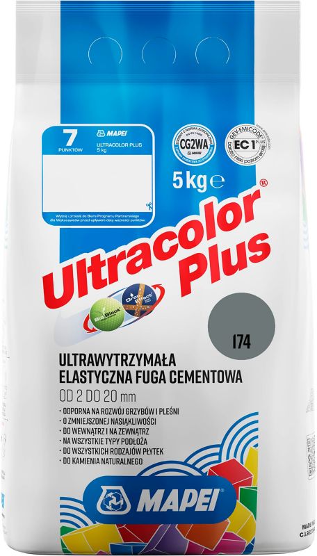Fuga elastyczna Mapei Ultracolor Plus 174 tornado 5 kg