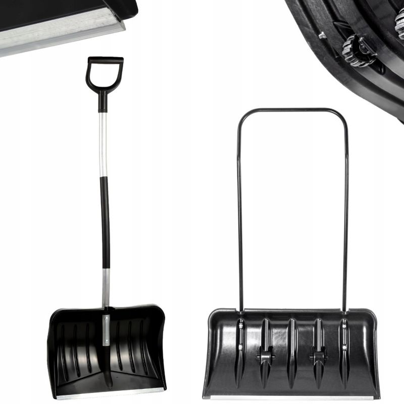 Pług Do Śniegu KADAX Łopata Zgarniacz Na Kółkach + Łopata Ergo Zestaw 1szt.