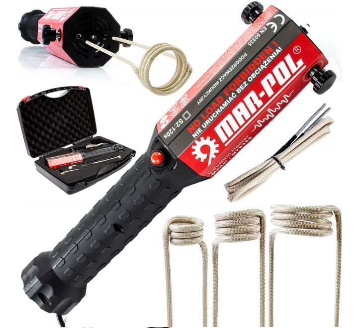 Podgrzewacz indukcyjny MAR-POL do podgrzewania śrub sworzni nakrętek nagrzewnica 1szt.