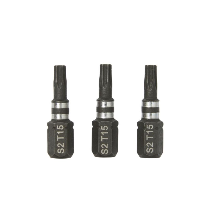 Bity udarowe Erbauer 25 mm TX15 3 szt.