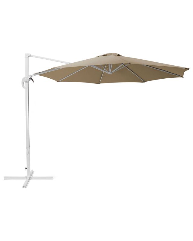 Parasol ogrodowy 300 cm beżowo-biały Savona 1 szt.