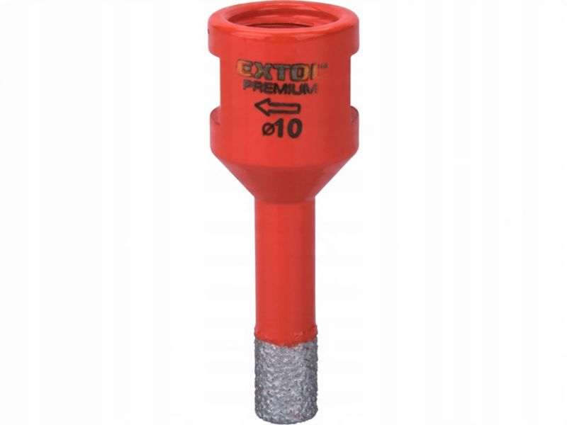 Otwornica diamentowa koronka wiertło Extol Craft 10 mm M14 do gresu płytek glazury 1 szt