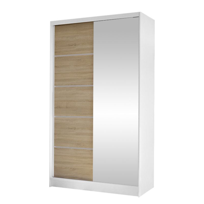 Szafa MIRJAN 24 z drzwiami przesuwnymi Diego III biały/dąb sonoma 1 szt.