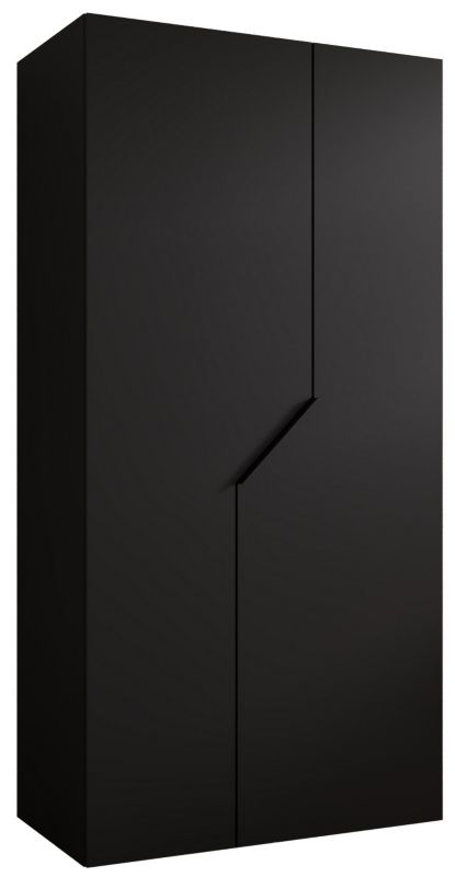 Szafa uchylna otwierana Abiks ANDREW 1 100 wys 202 cm Czarny + Czarny 1 szt