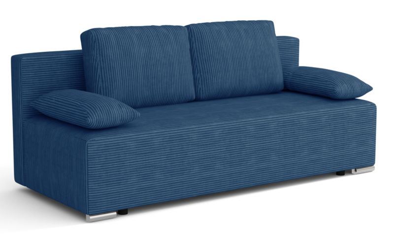 Kanapa rozkładana Bonni Lunera 2 sztruks granatowy 1 szt.