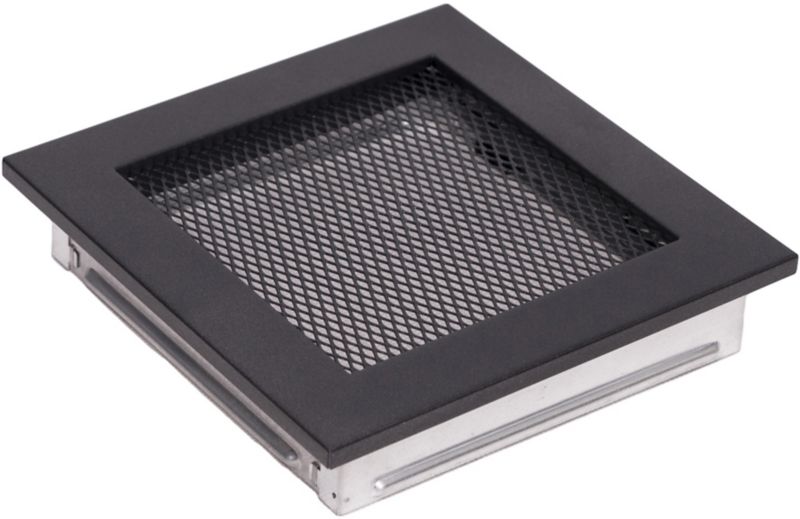 Kratka kominkowa grafit 17 x 17 cm