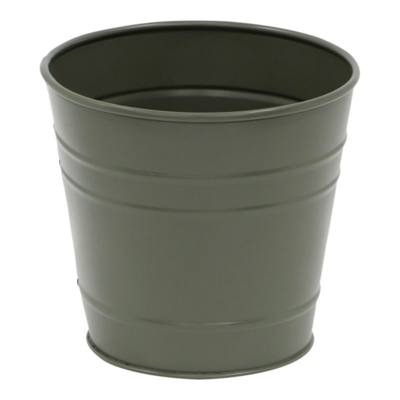 Donica metalowa Verve 12 cm zielona