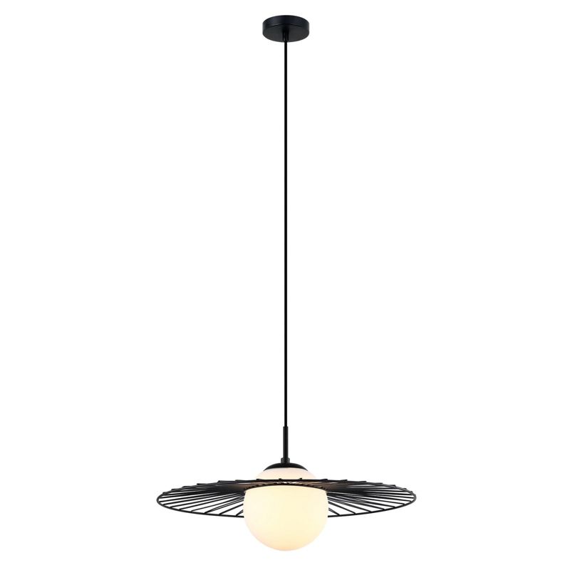 Lampa sufitowa wisząca Italux Sally 9998 czarno-biała nowoczesna 1xE27 x 40W 1 szt.