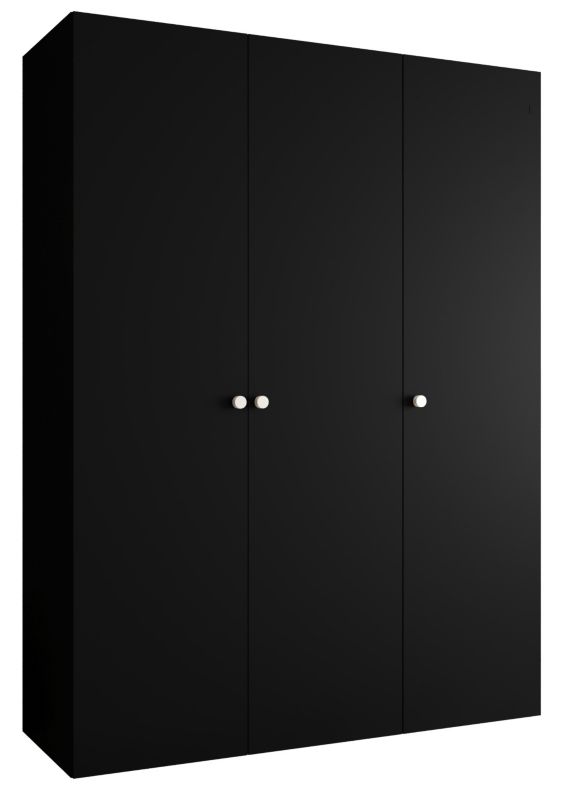 Szafa uchylna Abiks PARMA 1 150 wys. 202 cm Czarny + u. Srebrny 1 szt