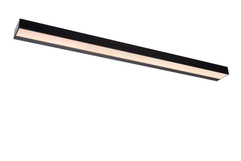 Kinkiet ścienny Lucide Alexa czarno-biały do łazienki LED 13W 3000K 1400lm IP44 wym: 3,6 x 90 x 8 cm - 1 szt.