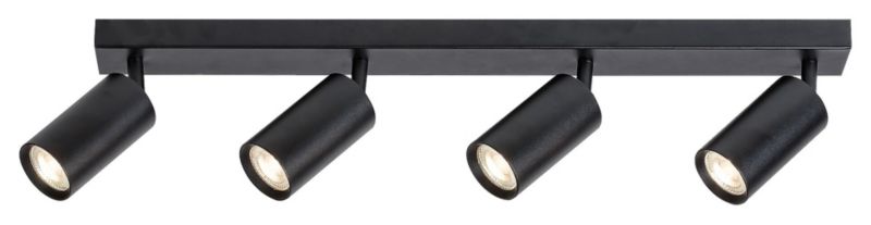 Reflektor sufitowy Rabalux Solo czarny 4 x GU10 x 25W IP20 wym: 13,5 x 5,5 x 5,5 cm - 1 szt.