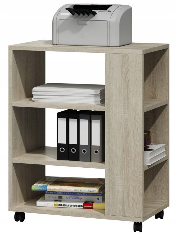 Szafka na drukarkę Matkam na kołach Per dąb sonoma 1 szt.
