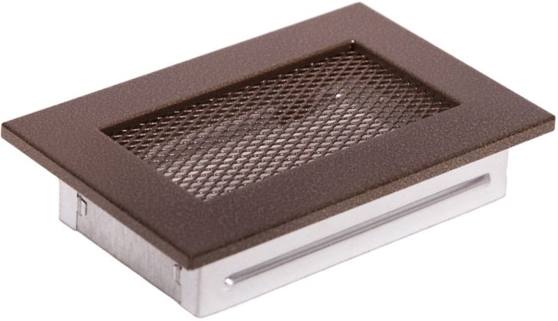 Kratka kominkowa stara miedź 11 x 17 cm