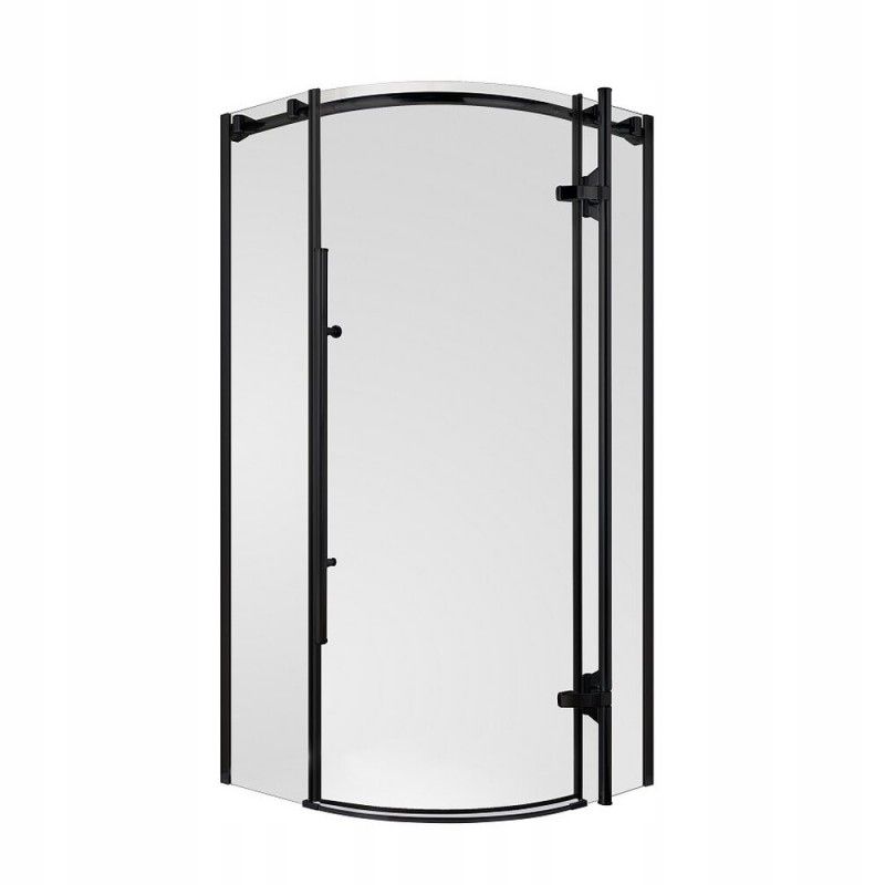 Kabina prysznicowa FERRARA Kabi 90x90 czarna R55 bez brodzika 1 szt.