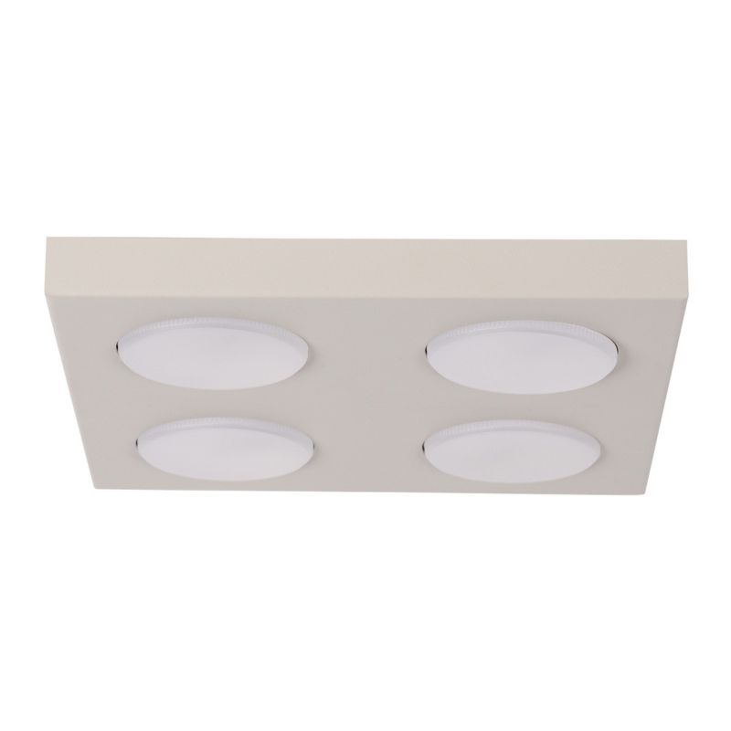 Spot sufitowy Sigma Lighting Hero szary beż 4 x GX53 x IP20 wym: 3 x 24 x 24 cm - 1 szt.