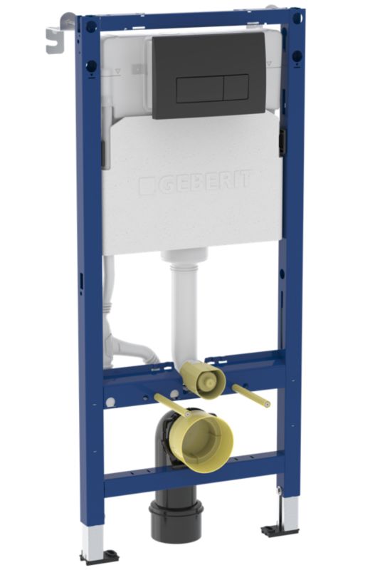 Stelaż podtynkowy WC Geberit Delta 50 przycisk czarny