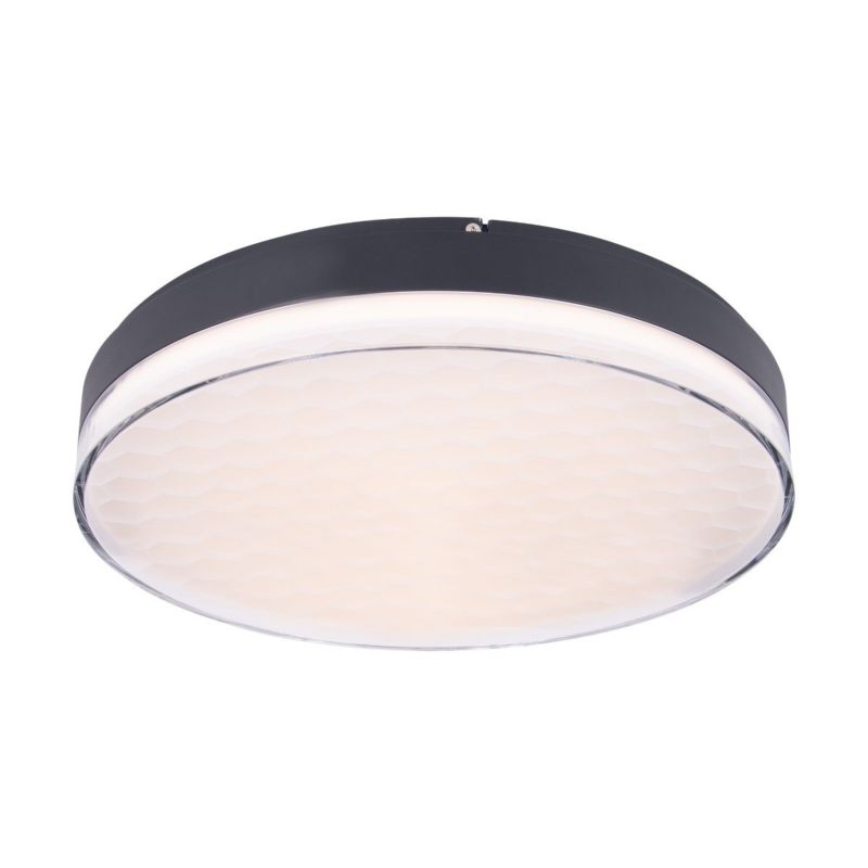 Plafon sufitowy Maxlight Sekko czarny LED 54W 3000K 4320lm IP20 wym: 8,6 x 48 x 48 cm aluminium - 1 szt.