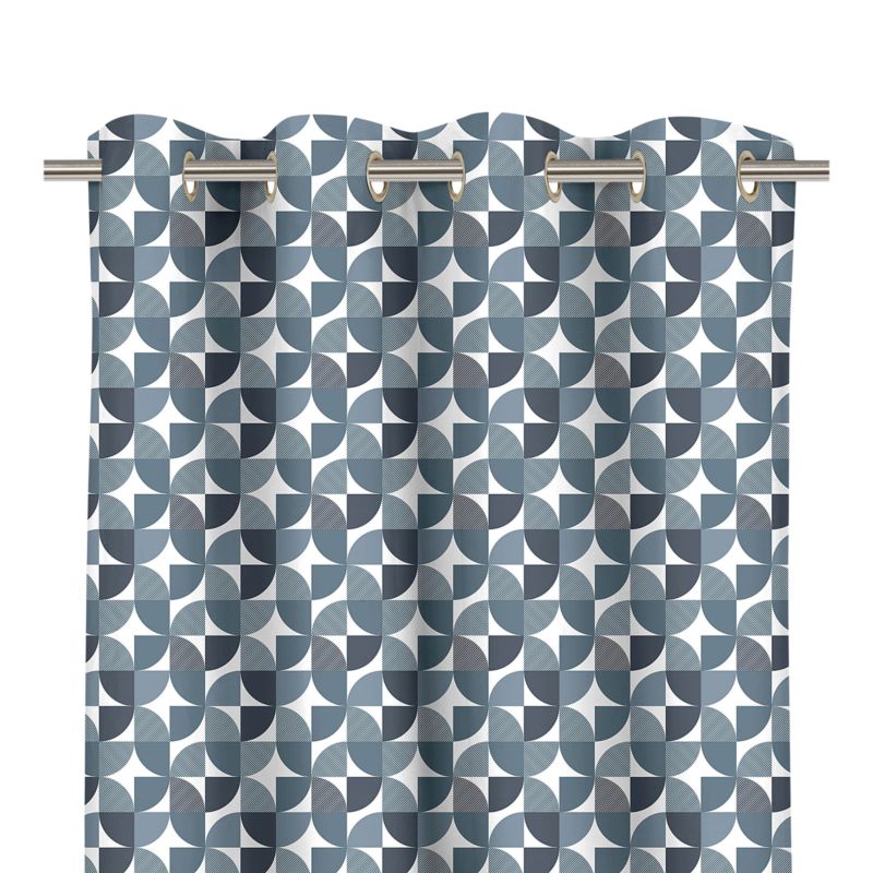 Zasłona GoodHome Pecan 140 x 260 cm morski