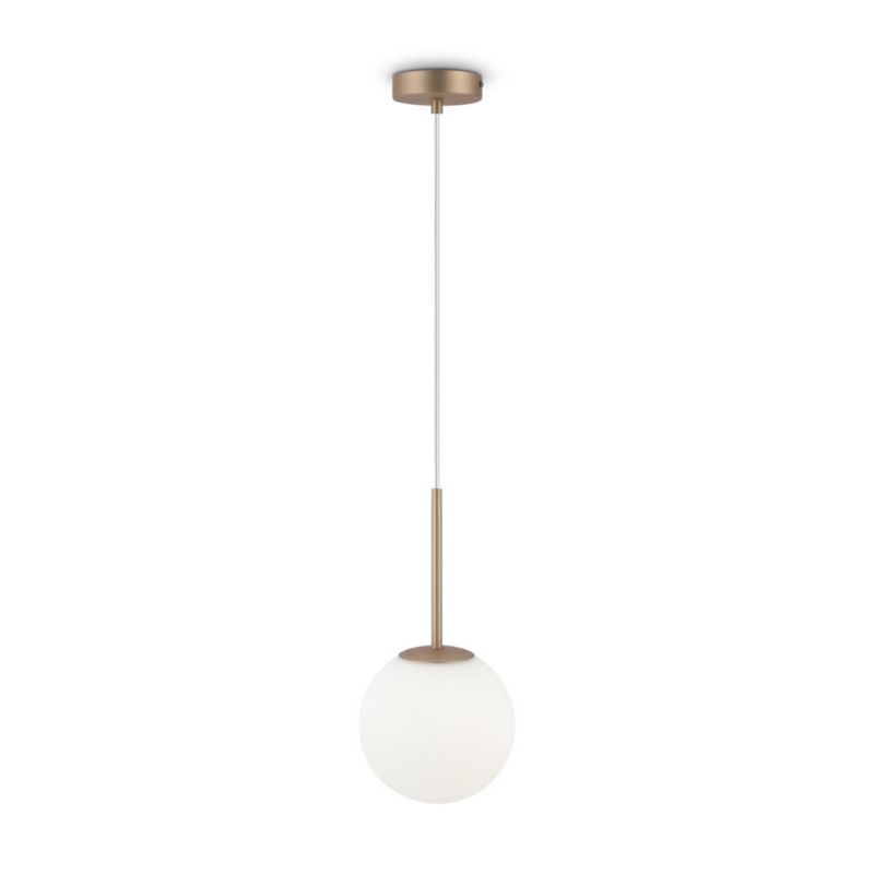 Lampa wisząca Maytoni Basic Form mosiężno-złota kula szklana 1xE14 x 40W 1 szt.