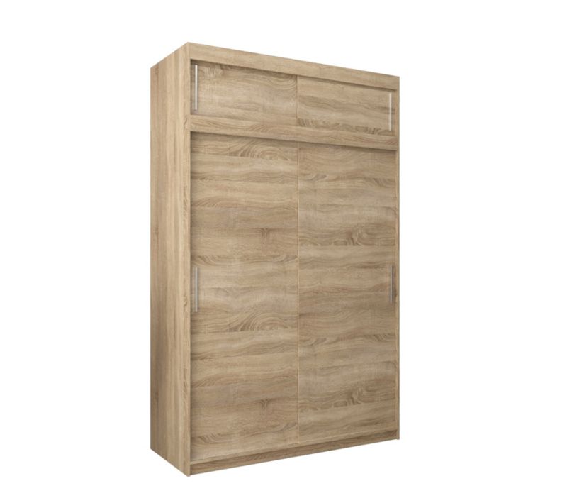 Szafa przesuwna Garderoba Abiks Tokyo 150 sonoma + sonoma z nadstawką 1 szt.