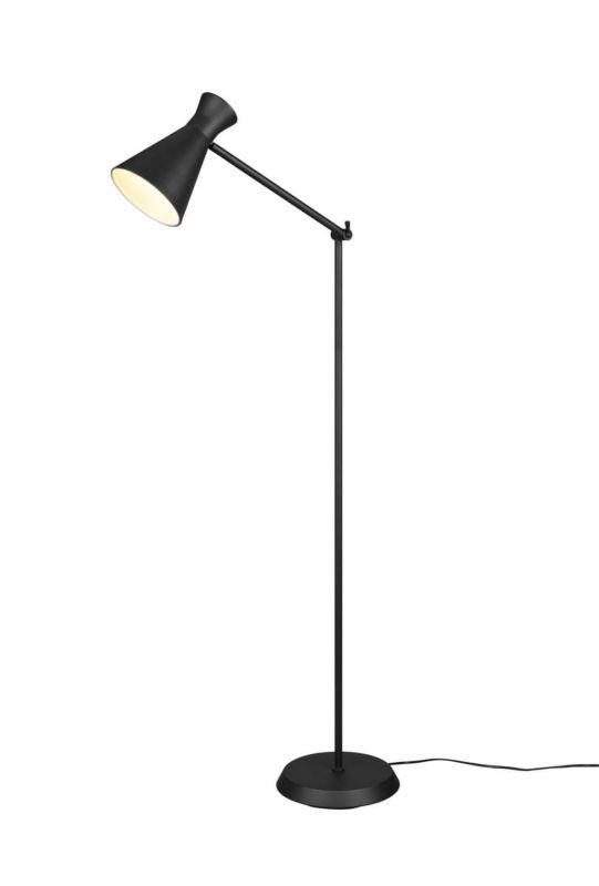 Lampa podłogowa stojąca RL Enzo czarno-biała 1 x E27 x 10W wym: 150 x 25 x 48,8 cm - 1 szt.