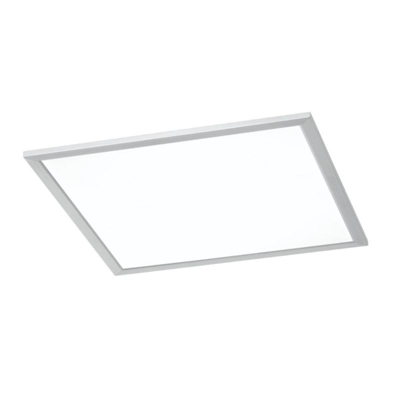 Plafon sufitowy lampa Trio Phoenix srebrno-biały LED 25W 3000K 2500 lm IP20 wym: 4,2 x 45 x 45 cm metal - 1 szt.