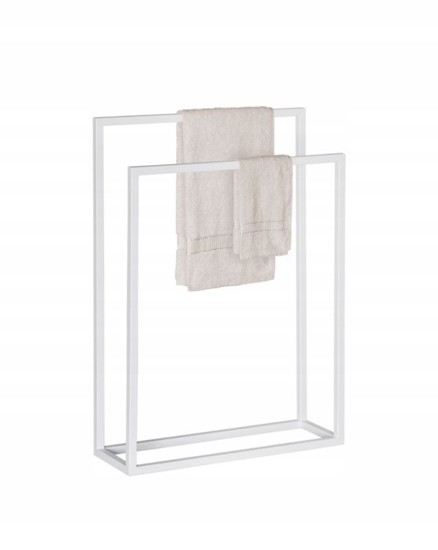 Wieszak dwuramienny biały Estiva 1 szt.