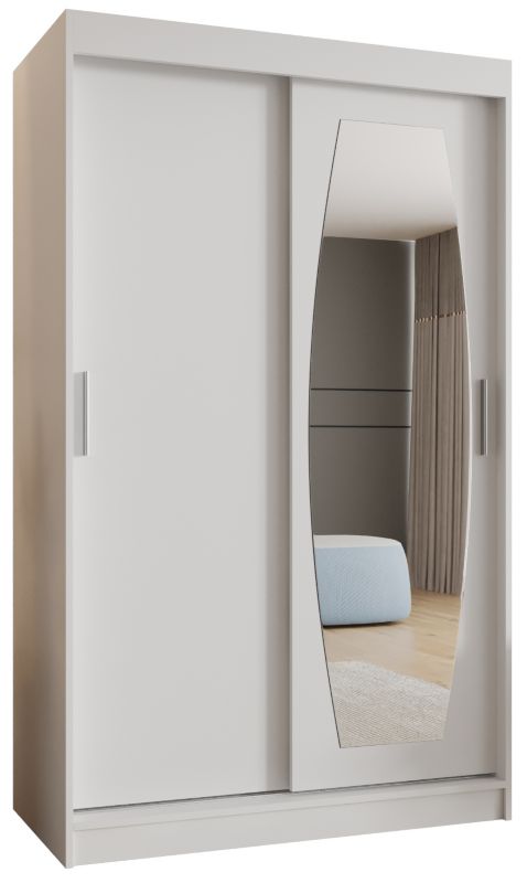 Szafa przesuwna Garderoba Abiks ROSSA 120 biały mat 1szt.