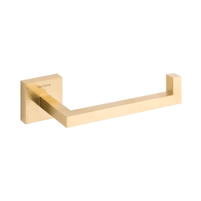 Uchwyt na papier Oltens Tved złoty szczotkowany mosiądz montaż ukryty 1 szt.