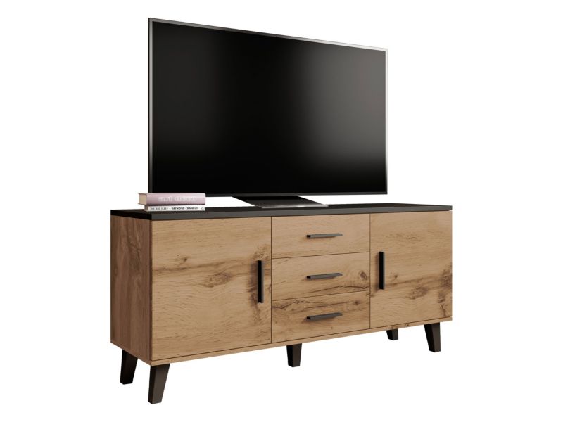 Komoda MIRJAN 24 Lotta 150 2D3S wotan + czarny 1 szt.