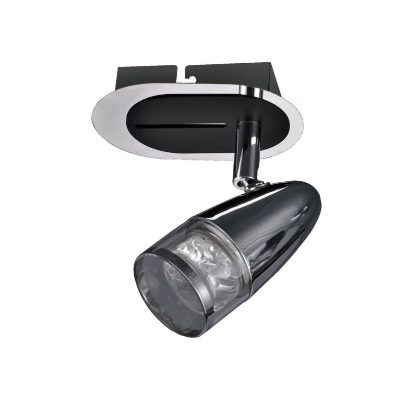 Lampa sufitowa wisząca Italux Albane 7447 chromowana dymiona nowoczesna wbudowany LED 4,3W 1 szt.