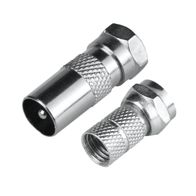 Adapter DPM Solid wtyk F - wtyk TV + wtyk F