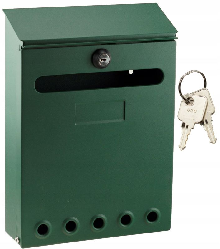 Skrzynka Na Listy FEINZ Pocztowa Smart Zielona 25X18X6 1 szt.