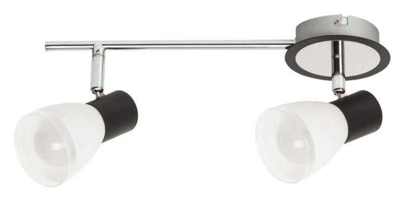 Oprawa sufitowa spot Rabalux Ati czarno-biały 2 x E14 x 40W IP20 wym: 16,5 x 33,5 x 11 cm - 1 szt.