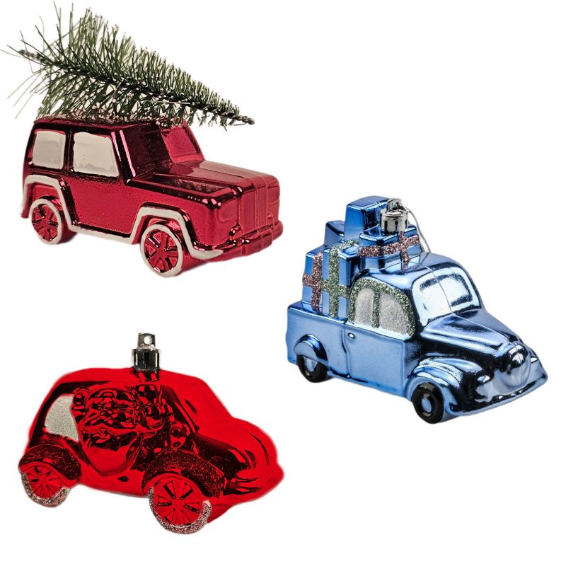 Bombka samochód 8 cm