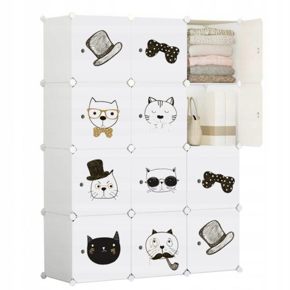 Szafa modułowa Rebiko bajkowa dla dzieci duża 147 cm 1 szt.