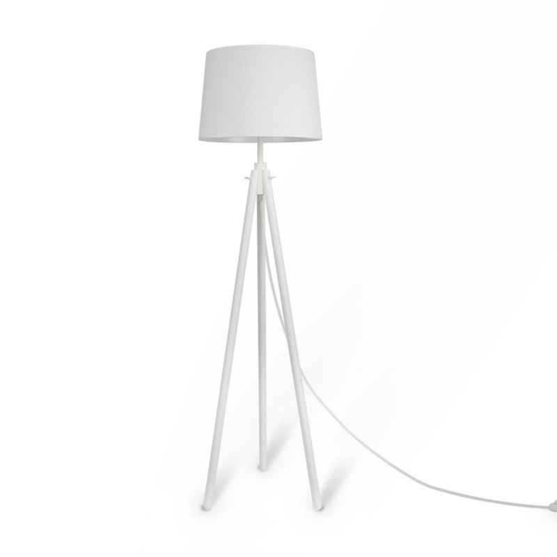 Lampa podłogowa stojąca Maytoni Calvin biała 1 x E27 x 20W wym: 161,5 x 60,7 x 60,7 cm - 1 szt.